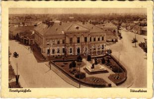 1943 Berettyóújfalu, Városháza. Adler József kiadása (EB)