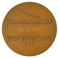 Reményi József (1887-1977) 1945. "Minden nemes tett dicsőség a hazának / Közalkalmazottak Sport...