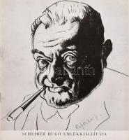 Oelmacher Anna (szerk.): Scheiber Hugó emlékkiállítása. Bp., 1964, Magyar Nemzeti Galéria. 30 p. Fekete-fehér képekkel illusztrált katalógus. Kiadói papírkötésben, jó állapotban.