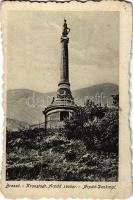 Brassó, Kronstadt, Brasov; Árpád szobor / monument (EK)