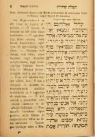 Magyarra forditott imakönyv Izráeliták számára. Legujabb teljesen átdolgozott kiadás. Bp., 1901, Sch...