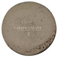 1936. "Pénzintézeti Sportegyletek Ligája 1912" ezüstözött bronz díjérem, hátoldalán "...