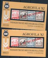 1988 SZOCFILEX normál + karton emlékív