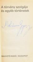 Moldova György: A törvény szolgája és egyéb történetek. Rakéta Regénytár. Bp., 1980, Magvető. Első k...