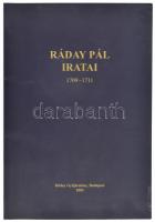 Benda Kálmán: Ráday Pál iratai 1709-1711. Budapest, 2003, Ráday Gyűjtemény. Papírkötés.