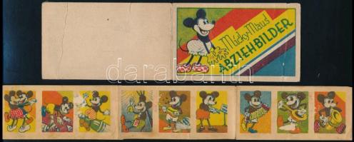 cca 1930-1940 Mickey Mouse matricák, kis sérüléssel