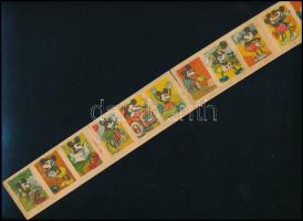 cca 1930-1940 Mickey Mouse matricák, kis sérüléssel