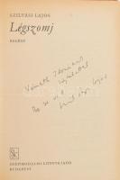 Szilvási Lajos: Légszomj. Bp., 1970, Szépirodalmi Könyvkiadó. Első kiadás. Kiadói egészvászon-kötés,...