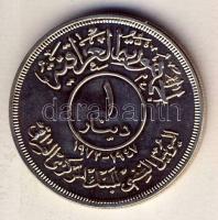 Irak 1972. 1D Ag "25 éves a Központi Bank" T:1/2