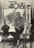G. Fábri Zsuzsa: 40 arc, 40 írás. Bp., 1984, Szépirodalmi Könyvkiadó. Gazdag fekete-fehér képanyaggal illusztrálva. Kiadói egészvászon-kötés, kissé sérült kiadói papír védőborítóban, intézményi bélyegzőkkel, volt könyvtári példány.