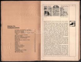 cca 1910 Bad Pöstény - Pöstyénfürdő, részletes ismertető prospektus, 32p /Kúpele Piešťany