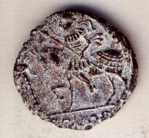 Ókori bizánci pénz hamisítványa