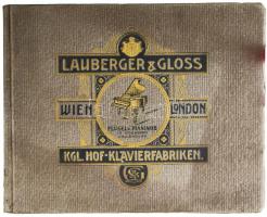 1914 Leuberger & Gloss Königl. Hof-Pianoforte-Fabriken zongorakatalógus, 46p