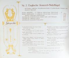 1914 Leuberger & Gloss Königl. Hof-Pianoforte-Fabriken zongorakatalógus, 46p