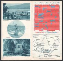 cca 1930 Pörtschach am Wörthersee utazási prospektus