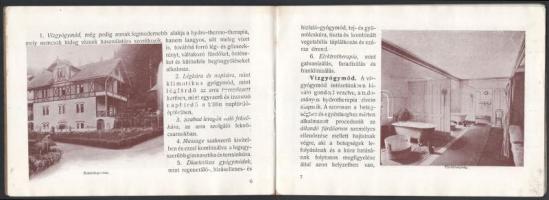 cca 1910 Feketehegy Fürdő - Feketehegyi vízgyógyintézet és klimatikus gyógyhely ismertetése