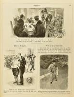 cca 1894 Fliegende Blätter CI. N. 2553-2578. München, é.n., Braun & Schneider, 232 p. Gazdagon i...