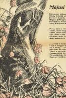 1927 Május elsejei - május elsejével foglalkozó kiadvány, Bíró Mihály grafikáival, széteső állapotba...