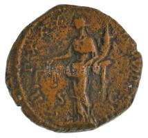 Római Birodalom / Róma / Marcus Aurelius 175-176. As bronz (8,49g) T:F Roman Empire / Rome / Marcus ...