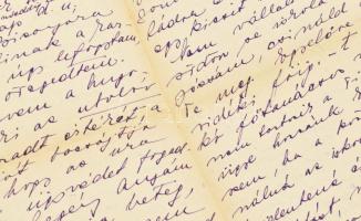 1945 8 oldalas magánlevél feltehetően Szalai Pál (1915-1994) egykori nyilasvezető, később a budapest...