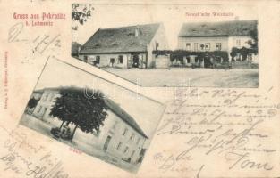 Pokratitz with school and pub (EB)