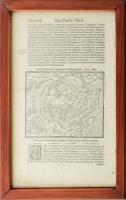 Contrafehtung der Vestung Tokay...1566. Tokaj fametszetű ostromképe. A lap hátoldalán: Contrafehtung...
