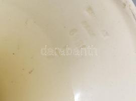 Fajansz kínáló gyümölcs mintás Matricás, jelzett, hibátlan d: 26 cm