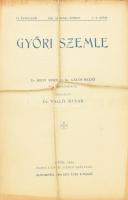 1930-1944 A Győri Szemle c. helytörténeti és kulturális folyóirat összes megjelent száma. (15 teljes...