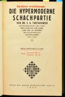 Savielly G. Tartakower: Die Hypermoderne Schachpartie. Ein Schachlehr- und Lesebuch, zugleich eine Sammlung von 150 Schönen Meisterpartien aus den Jahren 1914-1925. Wien, 1925, Verlag der Wiener Schachzeitung, 2+517+3 p. Zweite unveränderte Auflage. Német nyelven. Aranyozott egészvászon-kötésben.