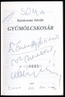 Karácsony István: Gyümölcskosár. A szerző által DEDIKÁLT példány. Regős Ágnes illusztrációival. hn.,...