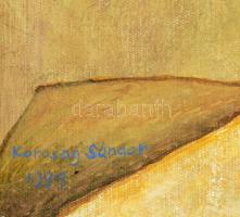 Korcsog Sándor (?-): Virágcsendélet naranccsal (1999). 
Olaj, vászon. Jelezve jobbra lent: Korcsog ...