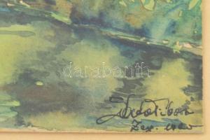 Zala Tibor (1920-2004): Vízimalom 1960   akvarell, papír
Jelezve jobbra lent: Zala Tibor Zeg. 1960 ...