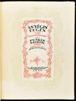 Puskin Sándor: Anyégin Eugén. Regény versekben. Ford.: Bérczy Károly. Krúdy Gyula előszavával, Gara ...