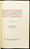 II. Rákóczi Ferenc vezérlőfejedelem és a szövetkezett rendek 1705. szeptember 20-ikán a szécsényi gy...