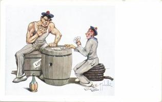 Sailors playing cards