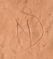 Háromkirályok imádása Terrakotta fali dísz. Múzeumi másolat d: 28 cm