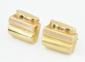 18K arany (Au) fülbevalópár, jelzett 10,5 g