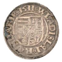 1511K-G Denár Ag "II. Ulászló" (0,54g) T:XF patina Hungary 1511K-G Denar Ag "Wladisla...