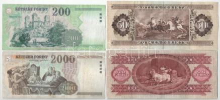 9db-os, nagyrészt forint bankjegy tétel, közte 1944. 10P "A Vöröshadsereg Parancsnoksága" ...