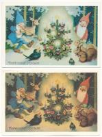 41 db MODERN karácsonyi üdvözlő képeslap / 41 modern Christmas greeting postcards