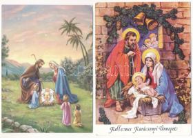 34 db MODERN karácsonyi üdvözlő képeslap / 34 modern Christmas greeting postcards