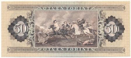 1980. 50Ft "H 611 101621" nyomdai papírránccal T:UNC,AU