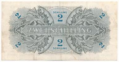 Ausztria / Szövetséges megszállás 1944. 2Sch T:F folt Austria / Allied Occupation 1944. 2 Schilling C:F spot Krause P#104