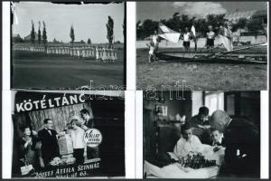 cca 1949 előtt készült felvételek, Fekete György (1904-1990) budapesti fényképész hagyatékából 11 db...