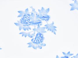 Herend Fortuna Blue mintás 42 darabos étkészlet. 2 darab négyszögletes kínáló 25,5x25,5x9,5 cm és 25...