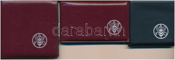 1981. 100Ft Cu-Ni "FAO - Több gabonát a világnak" eredeti műbőr tokban + 1983. 20f Al + 5F...