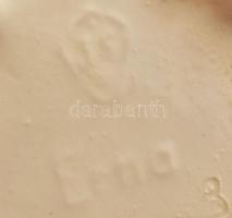 Antik art deco olaj és ecet kiöntő pár, jelzéssel, sérüléssel, m: 21 cm