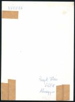 cca 1966 Panyik István: Várban című fotóművészeti alkotása, feliratozva, ezüst zselatinos fotópapíro...