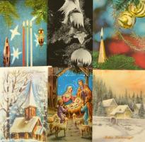 Kb. 200 db MODERN karácsonyi üdvözlő képeslap / Cca. 200 modern Christmas greeting postcards