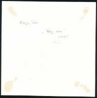 1966 Kocsis Iván váci fotós ,,Régi dóm" című vintage alkotása, feliratozva, ezüst zselatinos fo...